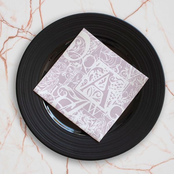 Servilleta 40x40  Oxford Berenjena 8P/50H