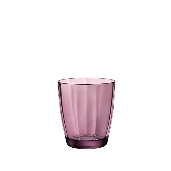 Vaso agua 30cl rosa C/6und