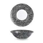 ensaladera  20cm black rock /pack de 6und