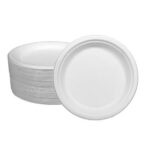 Plato redondo caña de azúcar 22cm C/500/B 125und