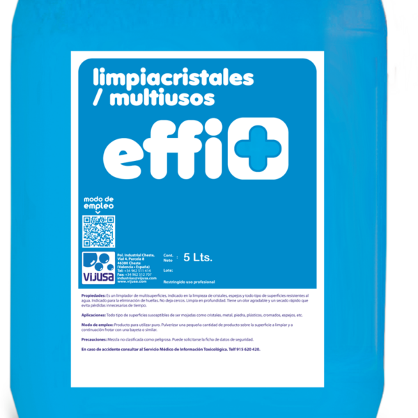 Limpiacristales effi+ 5L.