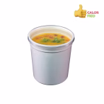 Envase redondo PP blanco+ tapadera C/600 12X50UND