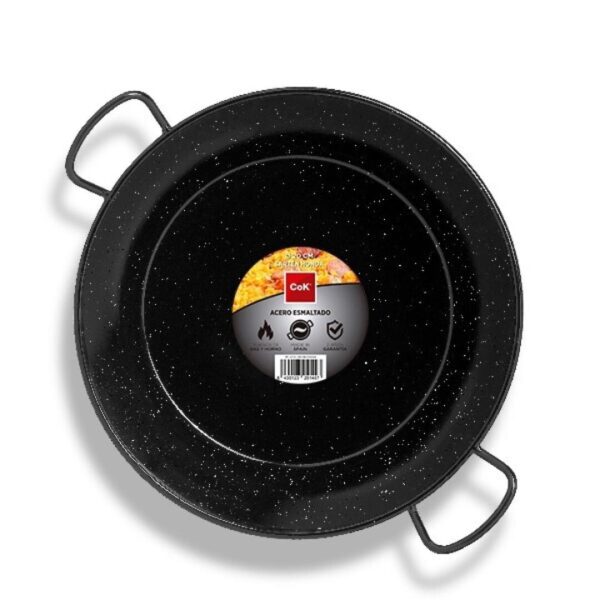 Paellera esmaltada 40cm  9raciones 